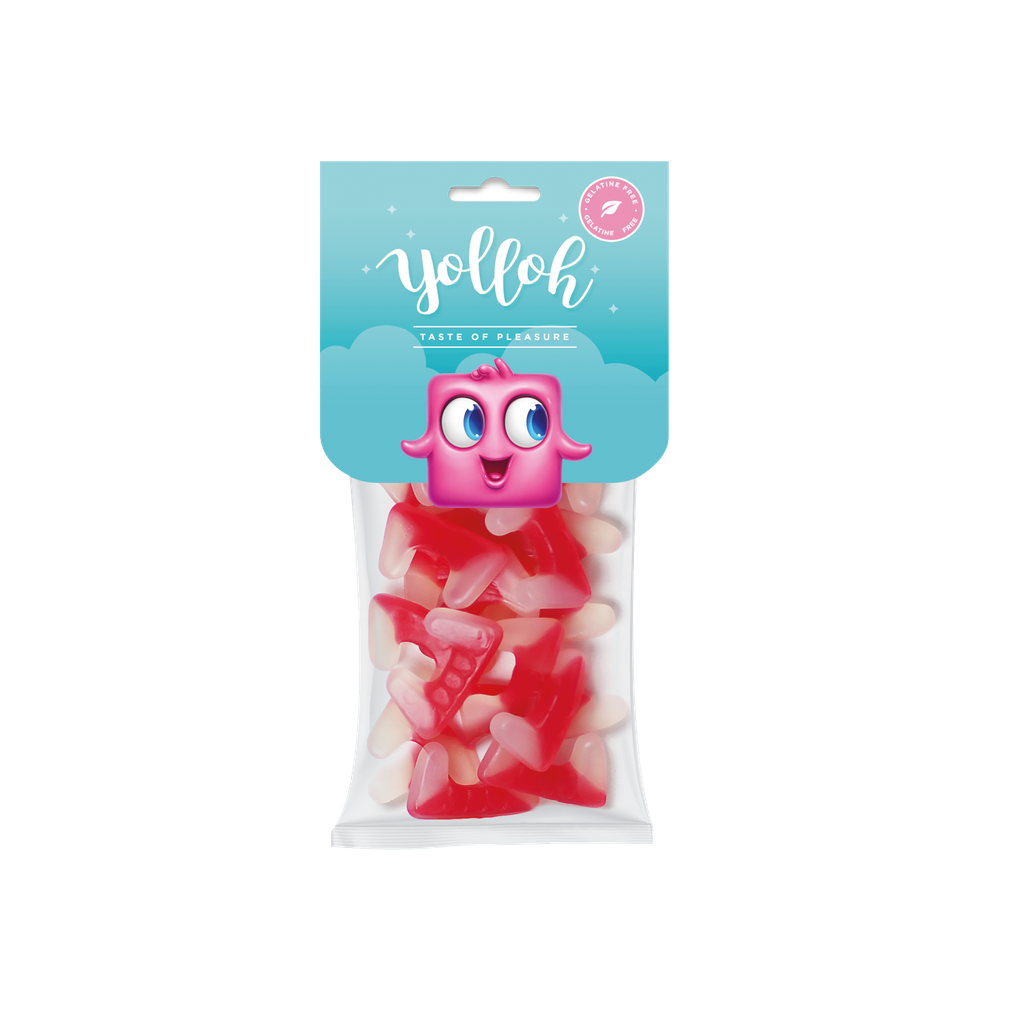 Yolloh vampyyrinhampaat gelatiiniton 120g