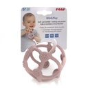 Reer Bite&amp;Play silikoninen pallolelu vaaleanpunainen