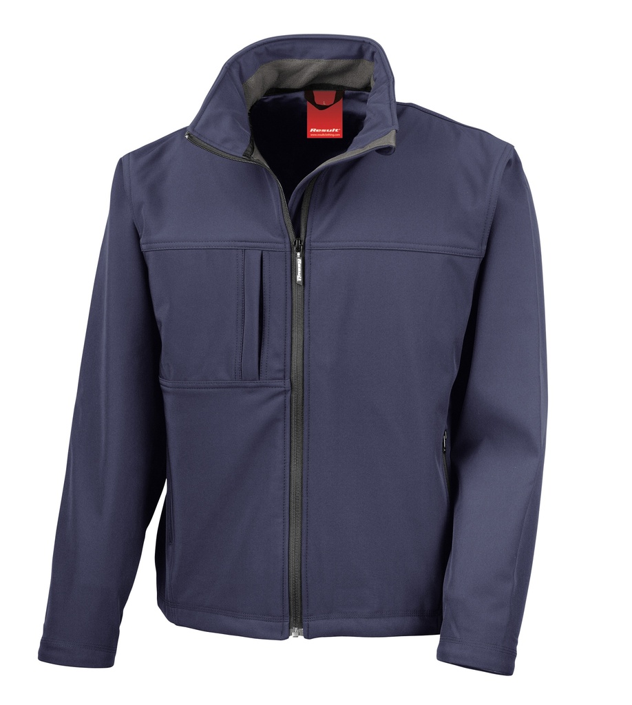 Softshell-takki Result Classic, vedenpitävä, navy miesten XXL