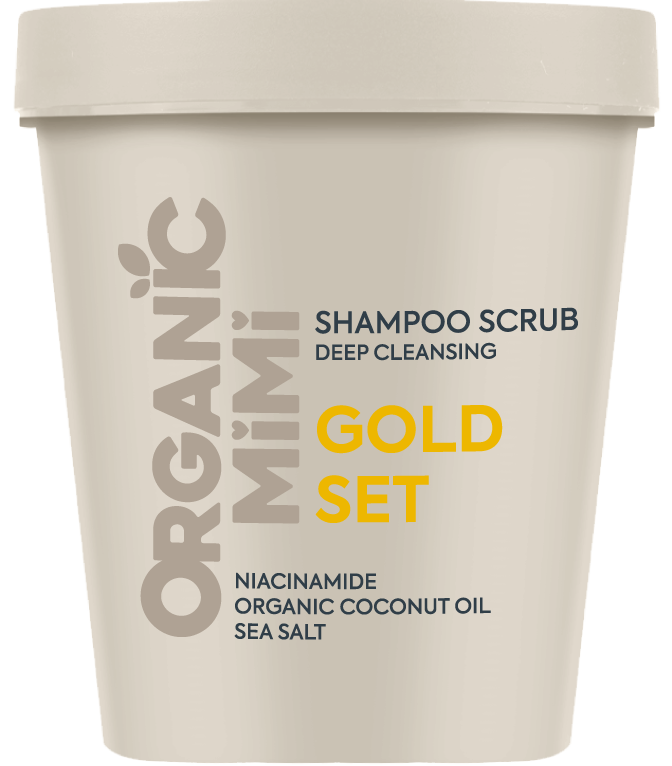 Organic Mimi Cleansing gold set kuoriva shampoo 310g