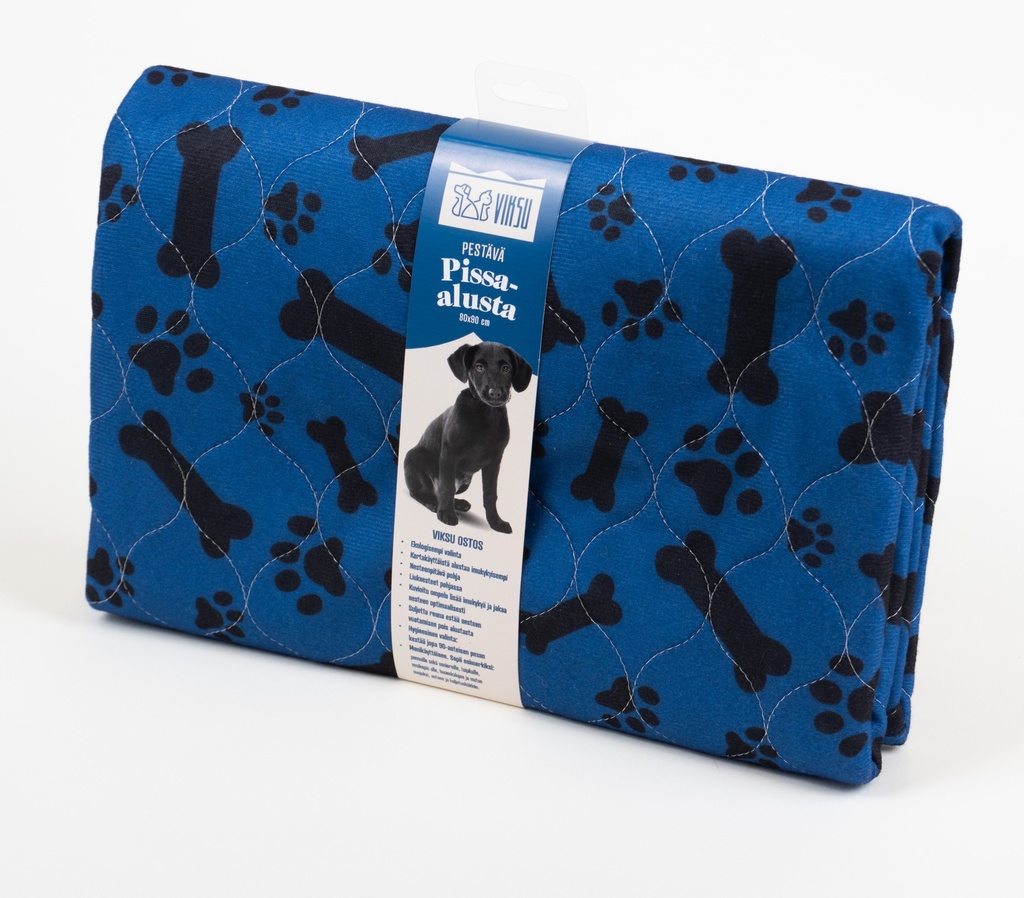 Viksu konepestävä pentualusta tummansininen 80x90 cm