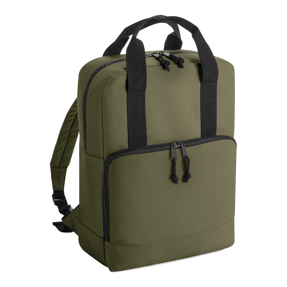 Bagbase Recycled kylmälaukkureppu 16 l, maastonvihreä