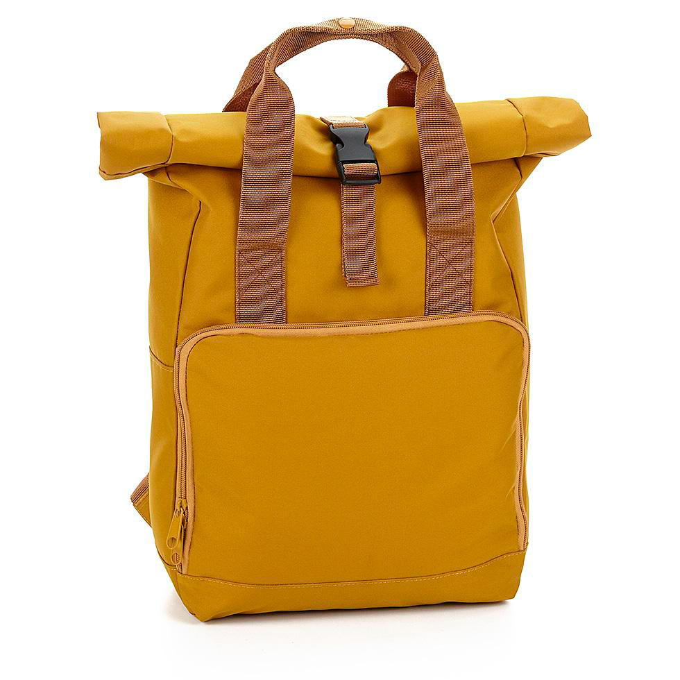 Bagbase Recycled roll-top tietokonereppu 19 l, sinappi