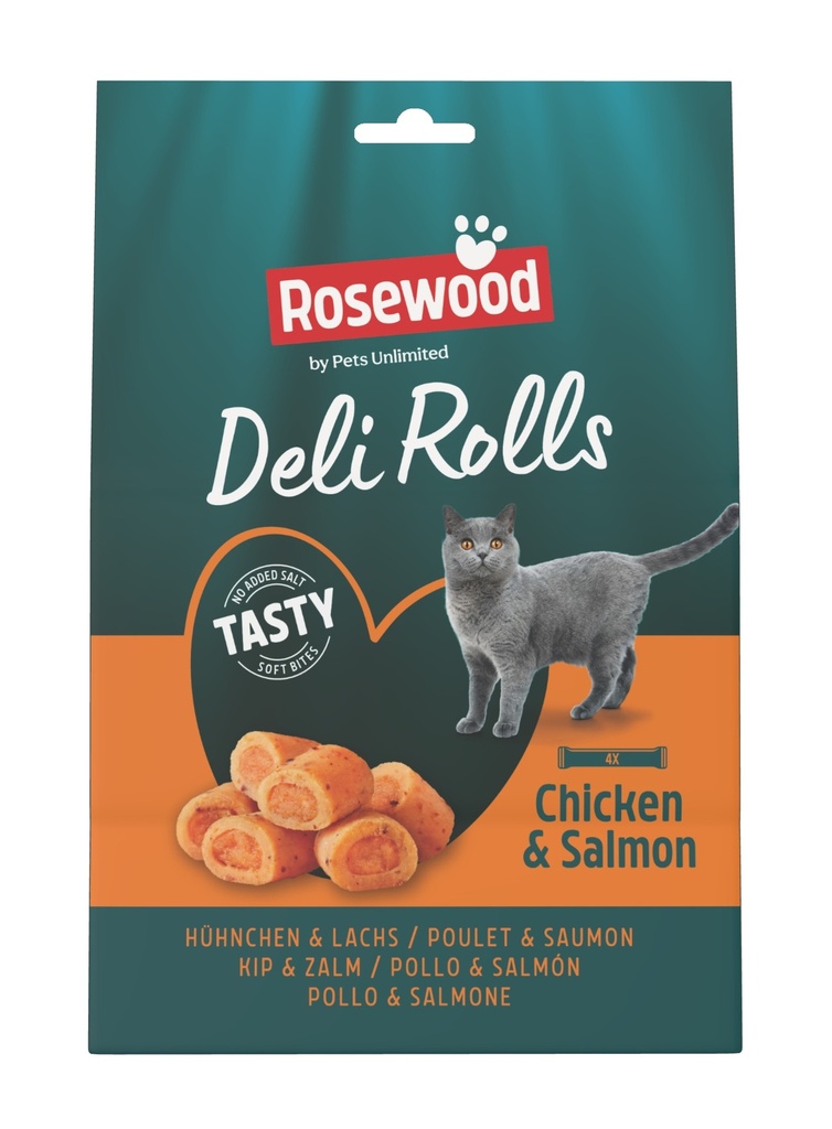 Rosewood kissan kanarullapalat lohella 4x10g