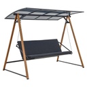 DUISBURG puutarhakeinu kolmelle, antrasiitti