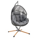 HOLAND riipputuoli, musta/harmaa