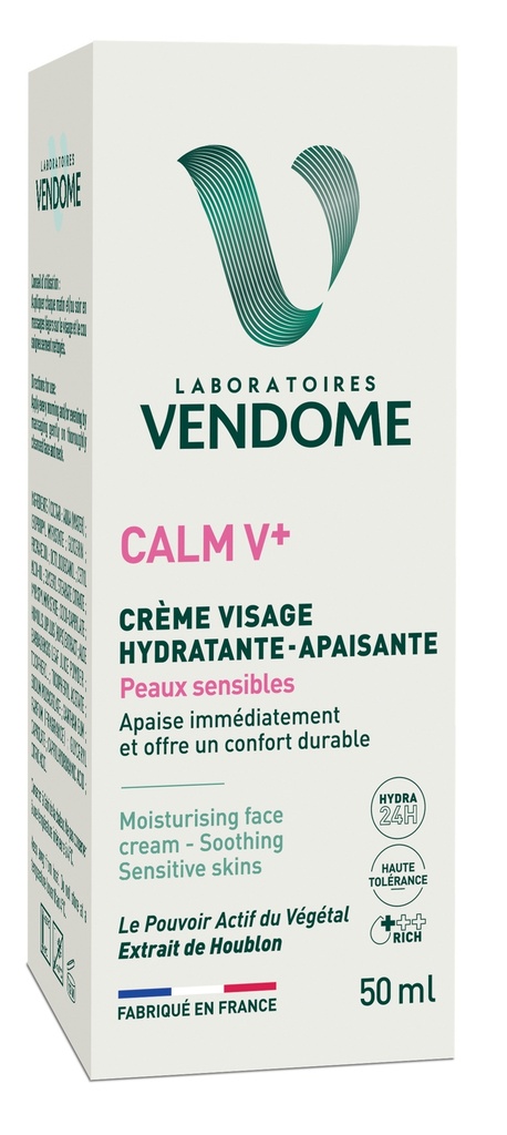 Vendome CALMV+ kosteuttava ja rauhoittava kasvovoide 50ml