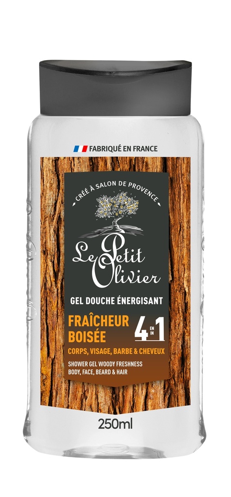 LPO Miesten suihkugeeli 4-in 1 250ml Woody freshness
