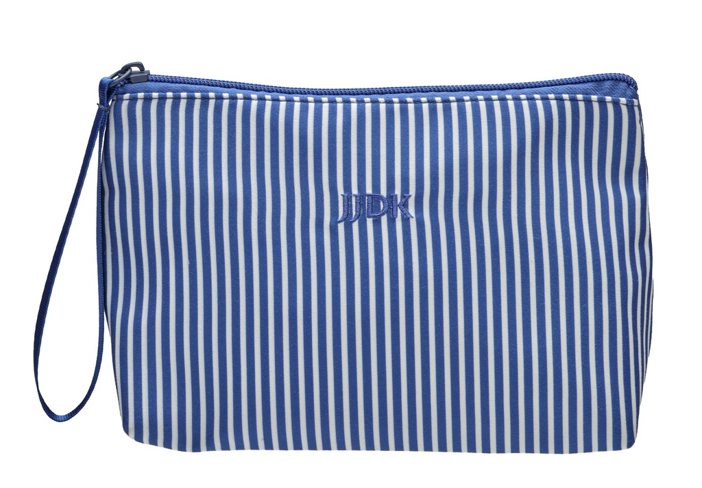 JJDK Bora Bora kosmetiikkapussi, sinivalkoraidallinen,20x14x7  62441