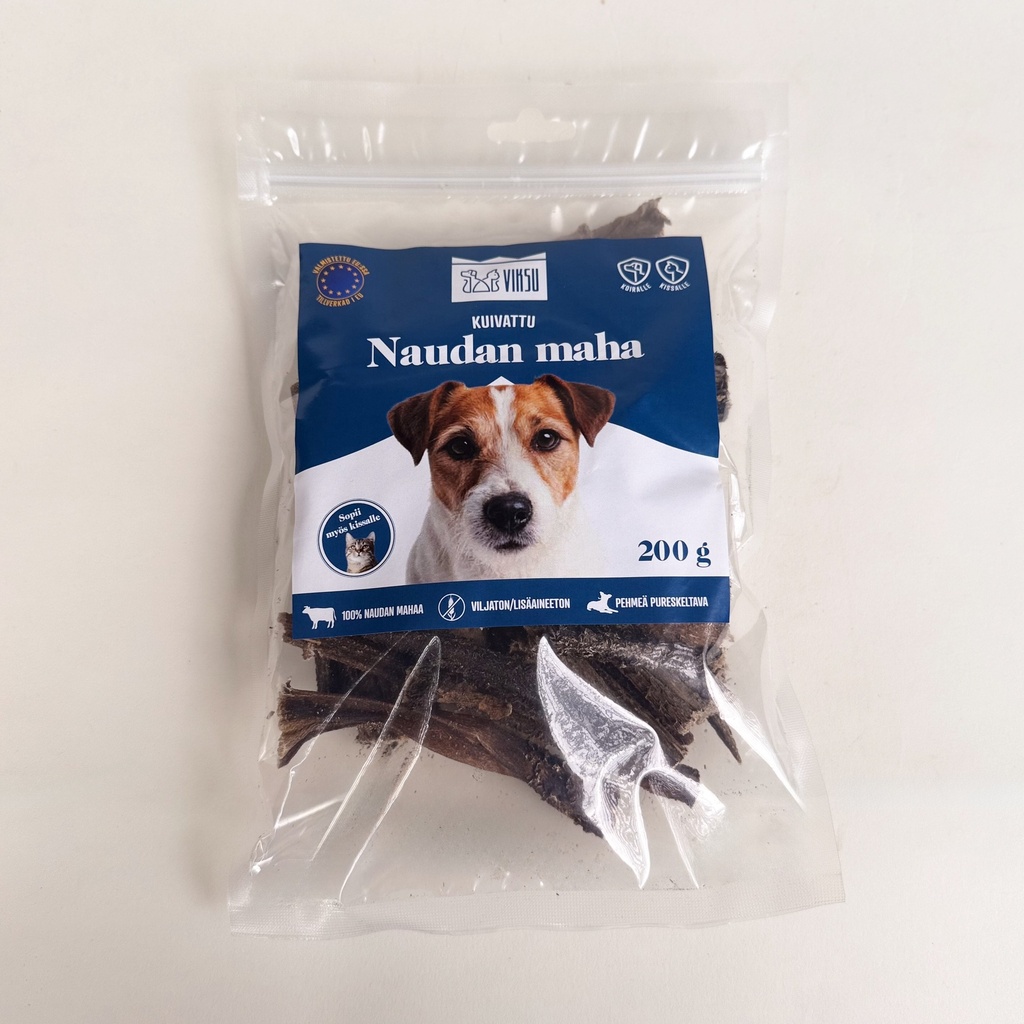 Viksu koiralle naudan maha 200g