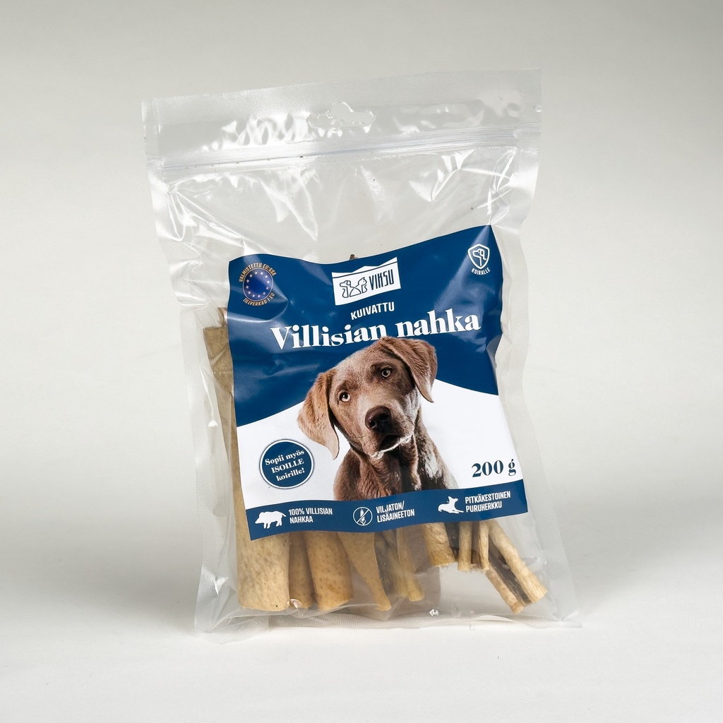 Viksu koiralle villisiannahka 200g