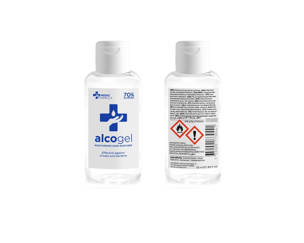 Alcogel käsihuuhde 50ml