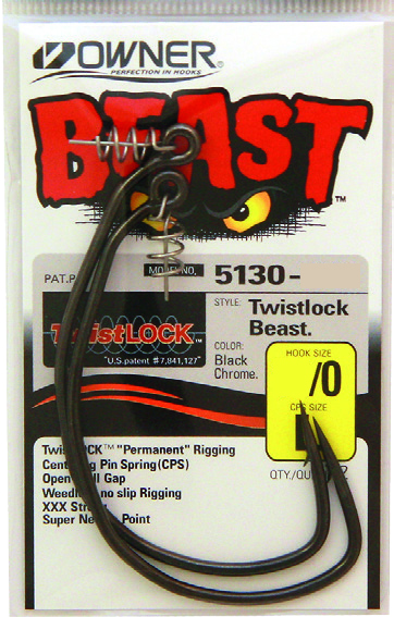 Owner Beast painotettu offset koukku koko 10/0