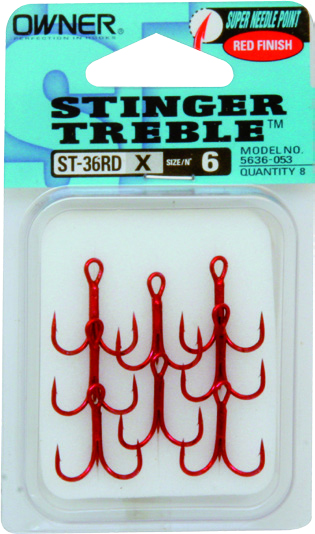 Owner ST36RD kolmihaarakoukku koko 6