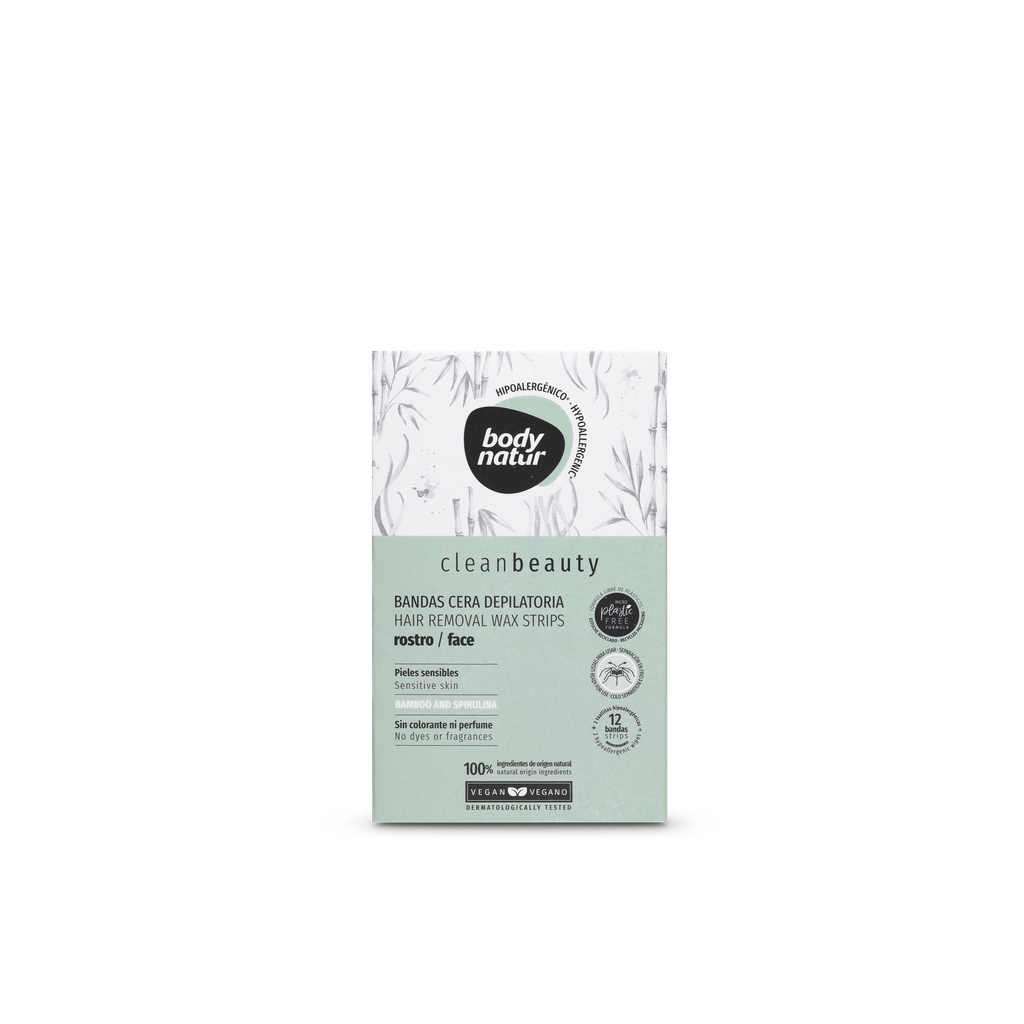 Body Natur ihokarvanpoiston vahaliuskat kasvoille 12 kpl