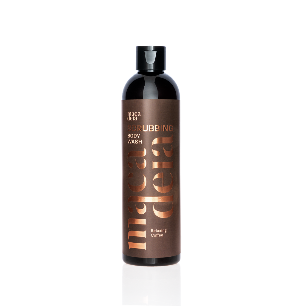 Macadeia kuoriva suihkusaippua 300ml Relaxing Coffee  