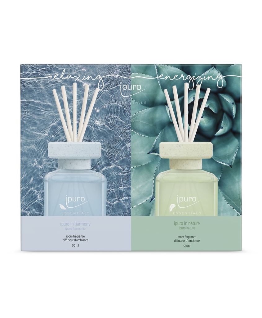 Ipuro Huonetuoksu 2x50ml Harmony &amp; Nature IFC1672
