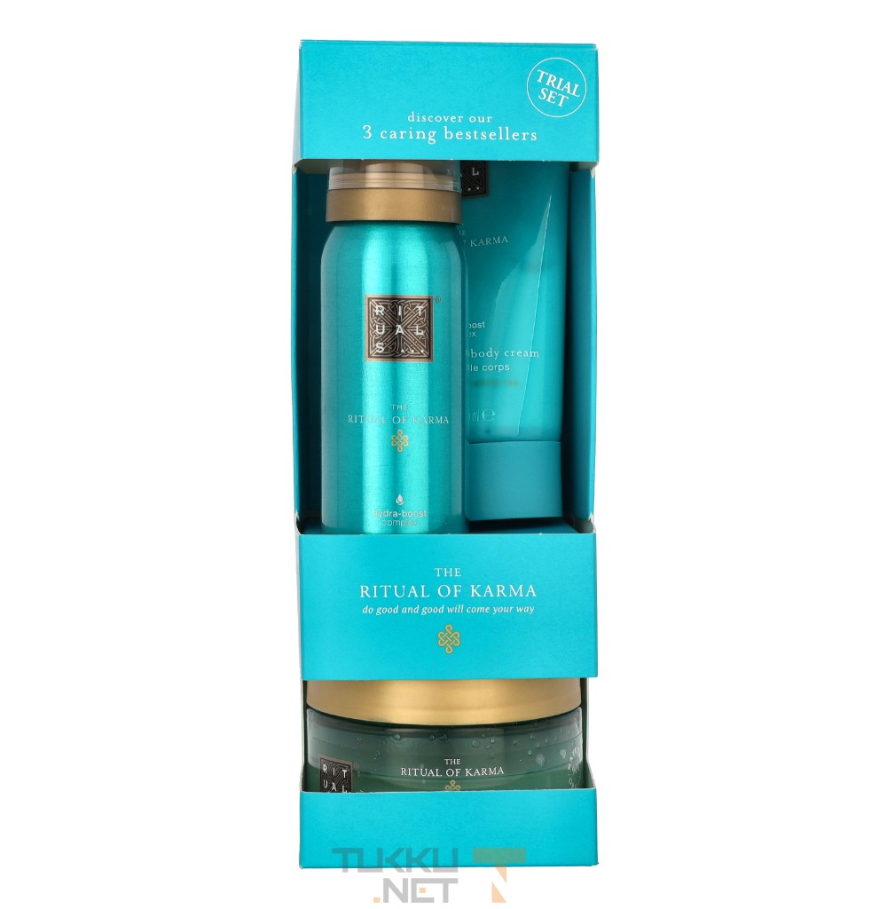 RITUALS trial set 2023 Karma (foaming sh.gel 50ml, body scrub 70ml, body cream 70ml)