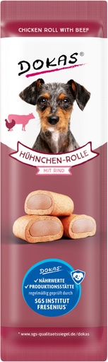 [4251276201981] Dokas koiralle kanarullapalat naudalla 10g