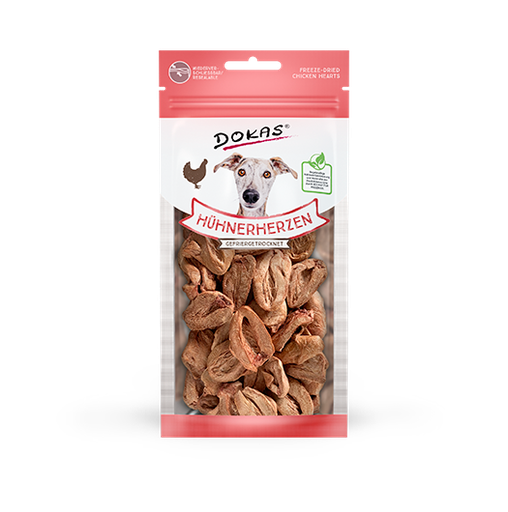 [4251276204357] Dokas koiran pakastekuivattu kanansydän 22g