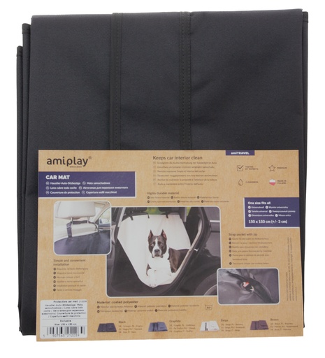 [5907563212039] Amiplay auton takapenkinsuoja "riippumatto"/tavaratilansuoja 150x150cm musta